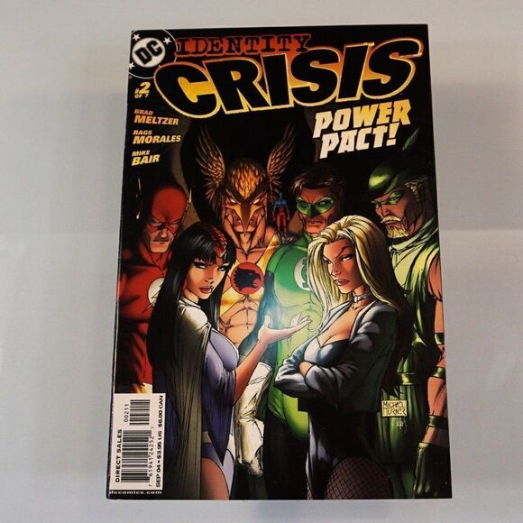 2 Issues 2004 Identity Crisis No 2 No 5 DC Comics Michael Turner Covers - Picture 3 of 9